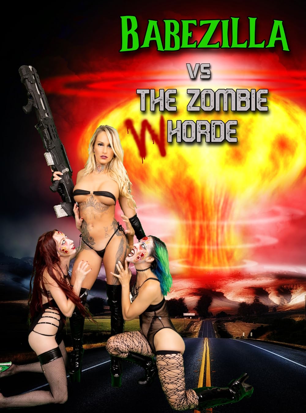 Babezilla vs the Zombie Whorde 