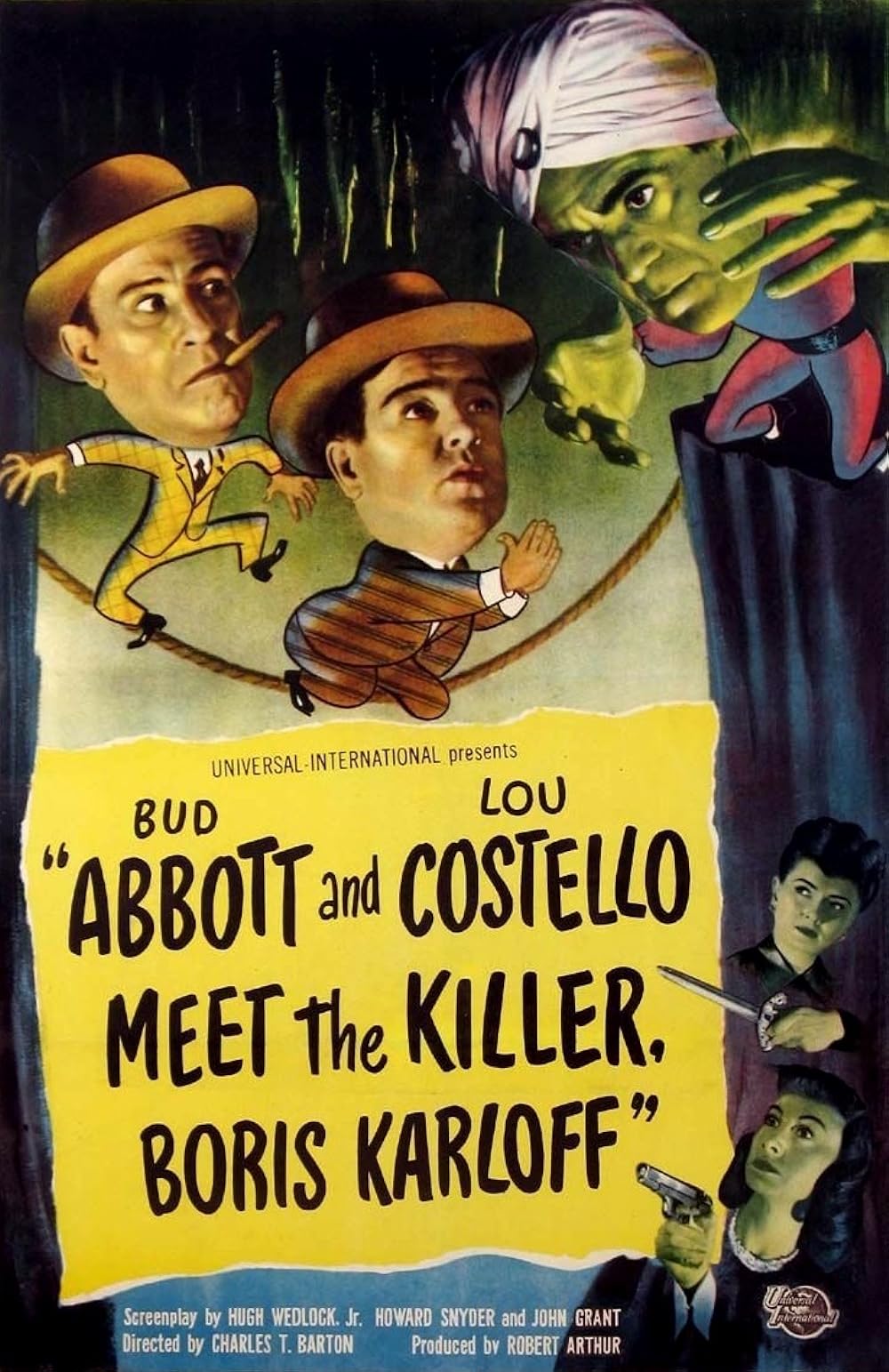 Bud Abbott Lou Costello Meet the Killer Boris Karloff 