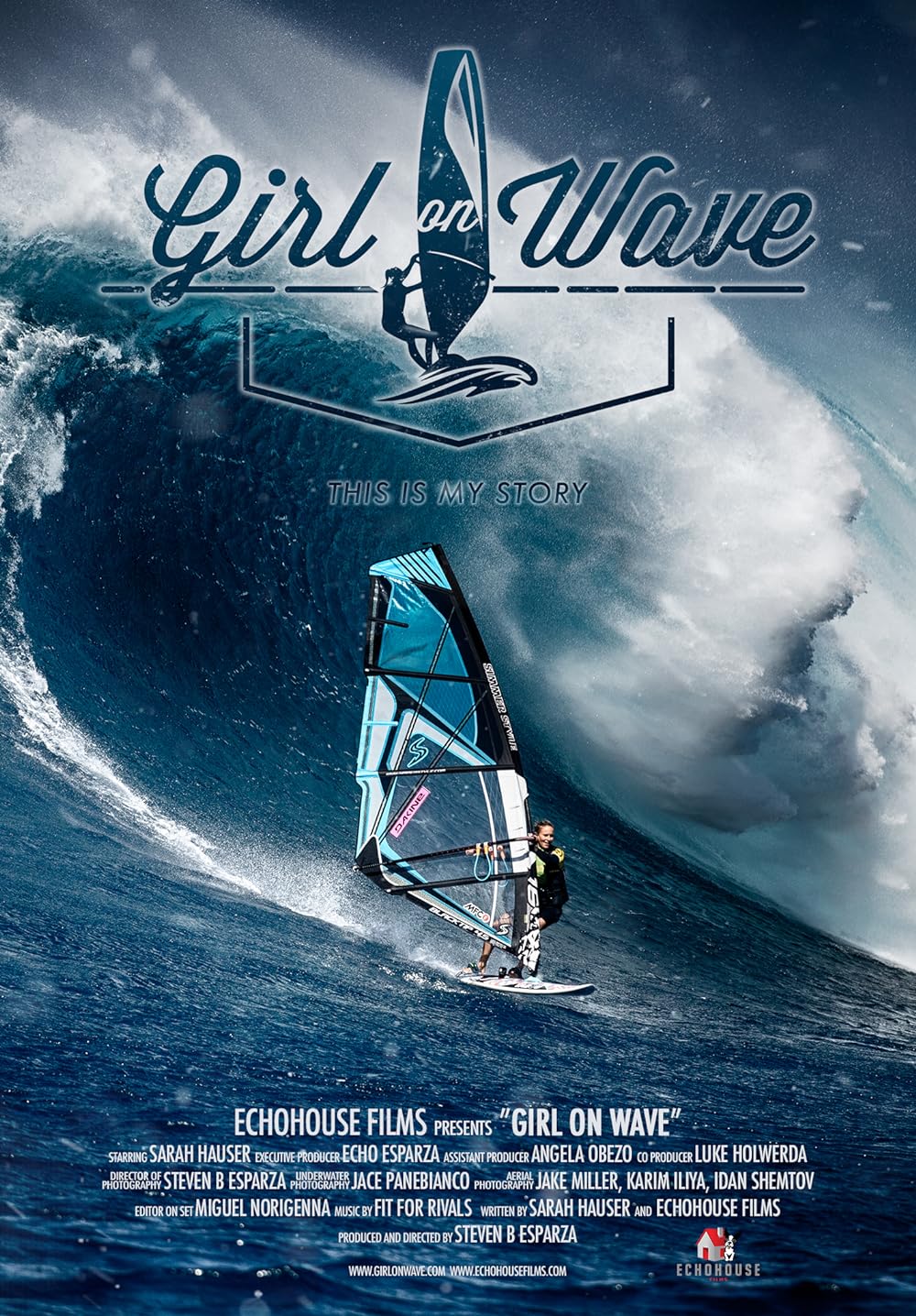 Girl on Wave 