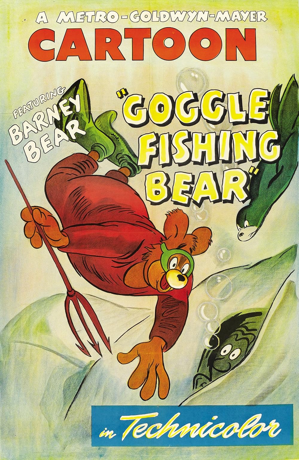 Goggle Fishing Bear 