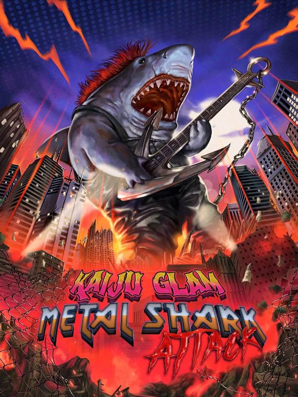 Kaiju Glam Metal Shark Attack 