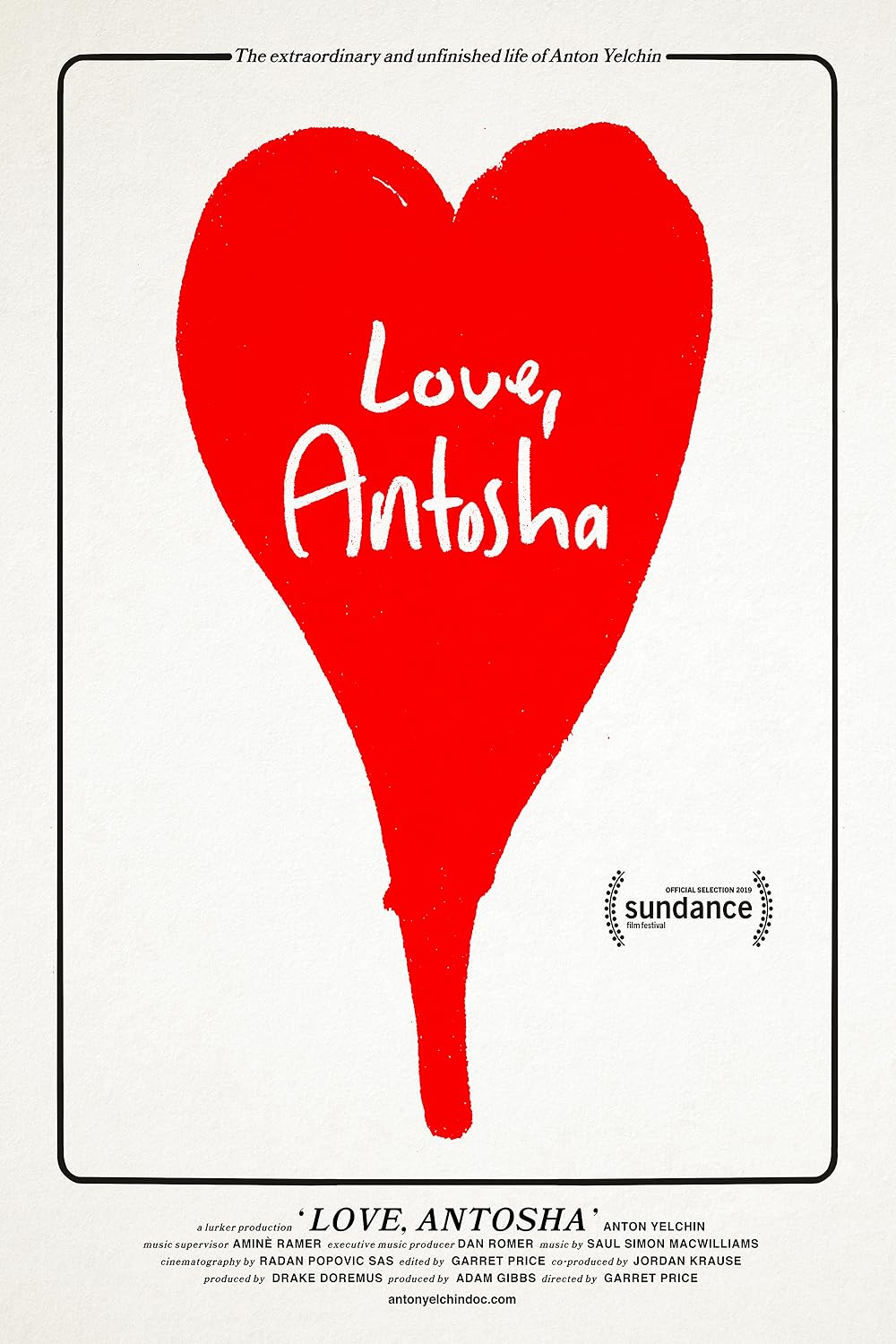 Love, Antosha 