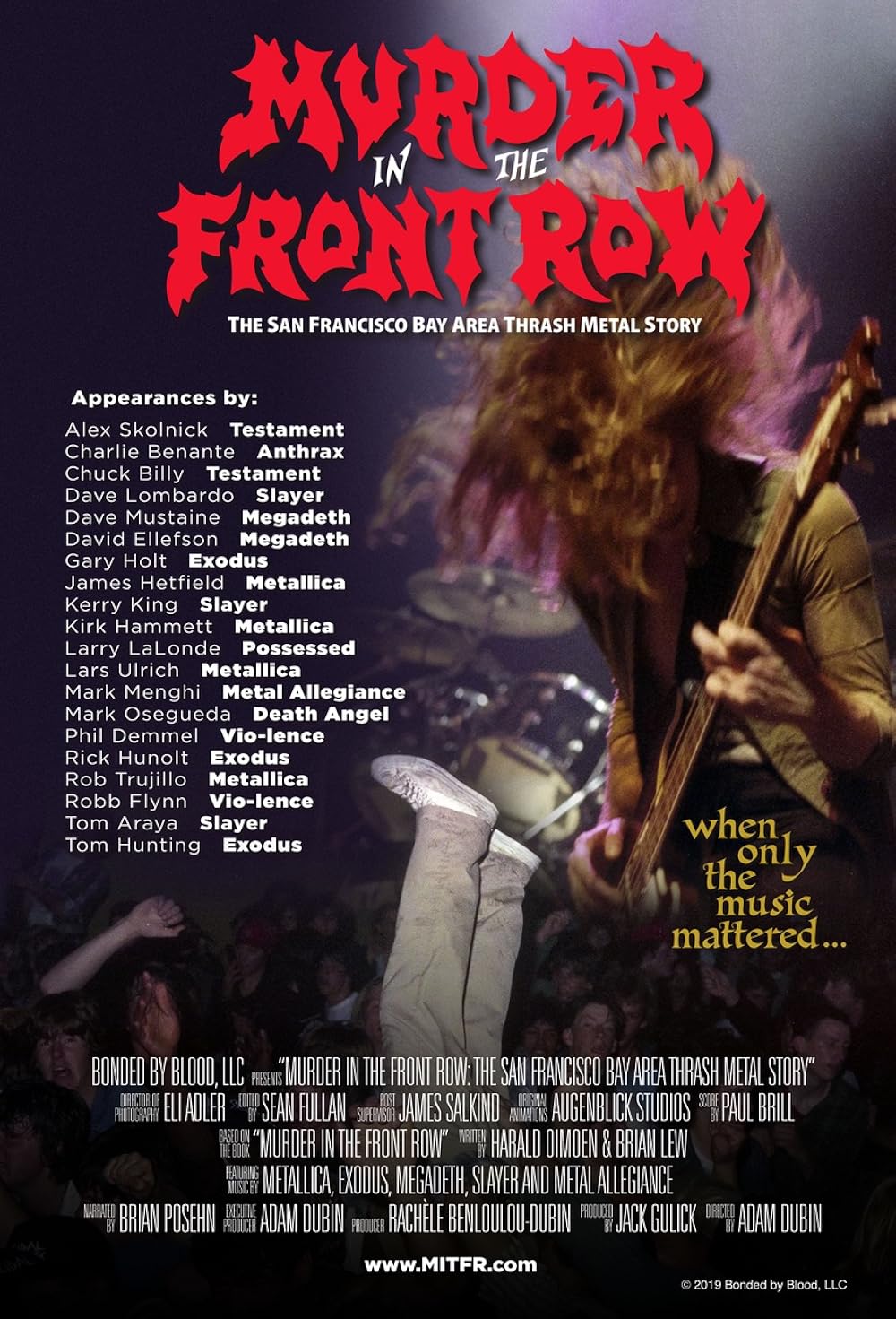 Murder in the Front Row: The San Francisco Bay Area Thrash Metal Story 