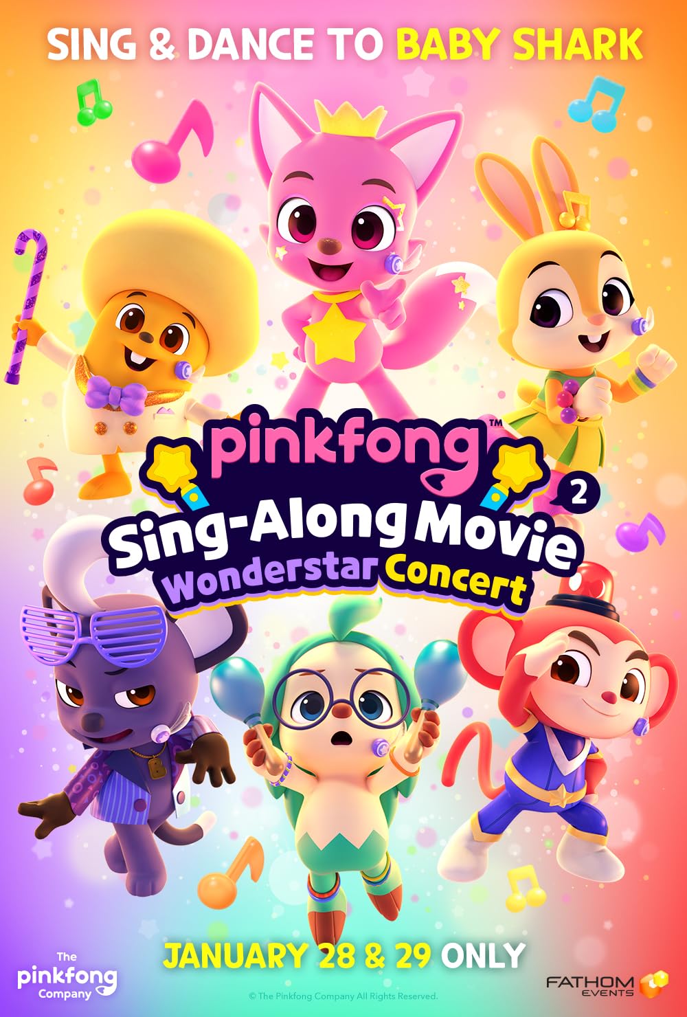 Pinkfong Sing-Along Movie 2: Wonderstar Concert 