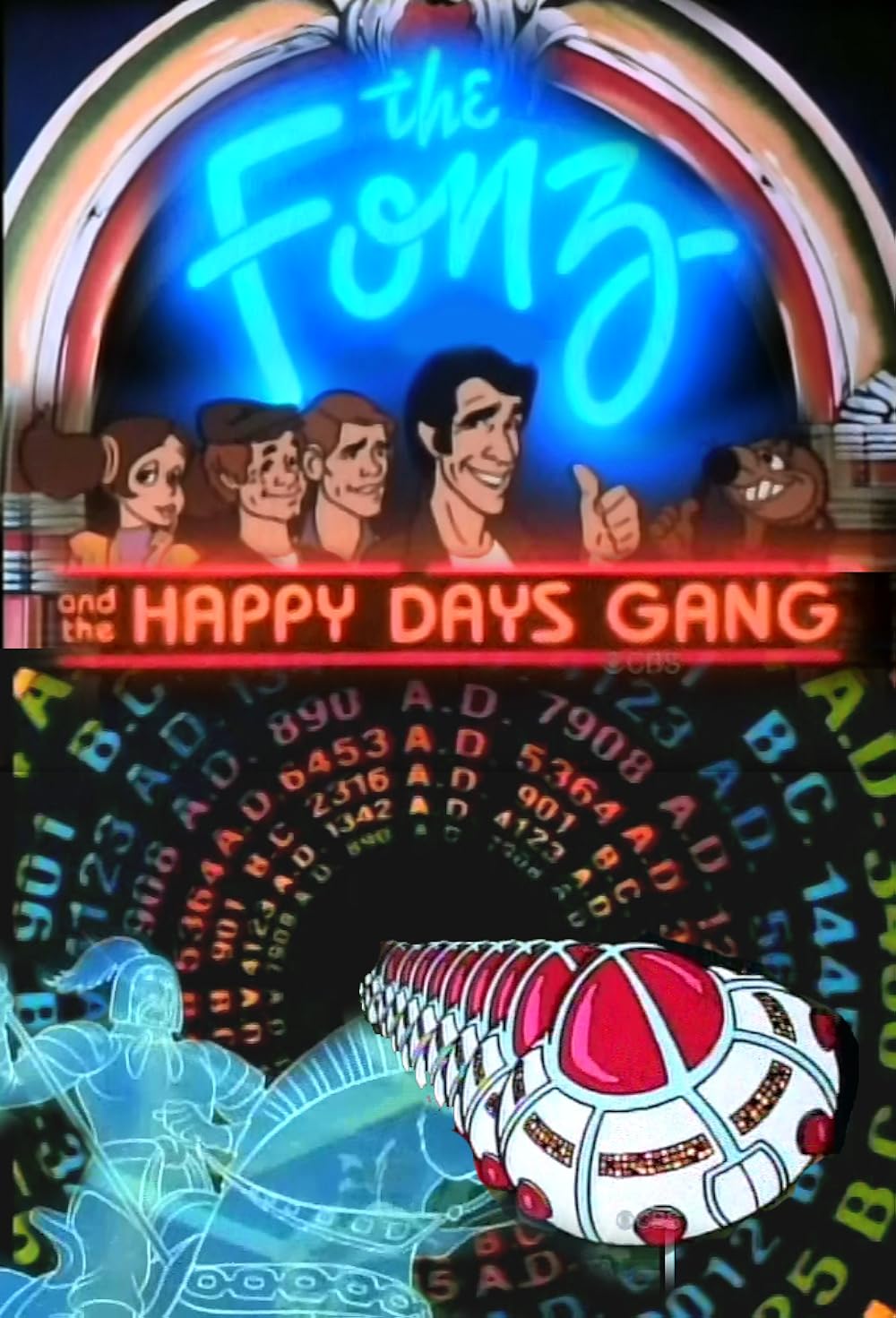 The Fonz and the Happy Days Gang 